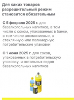 Разрешительный режим для безалкогольных напитков.